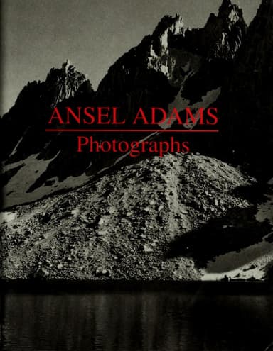 Ansel Adams cover