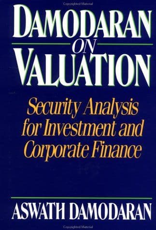 Damodaran on valuation cover