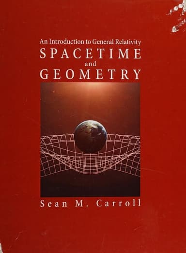 Spacetime and geometry cover