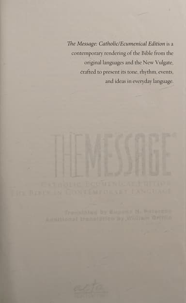 The message cover