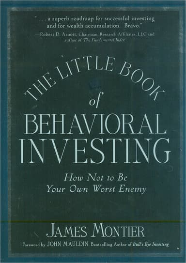 Little book of behavioral investing cover