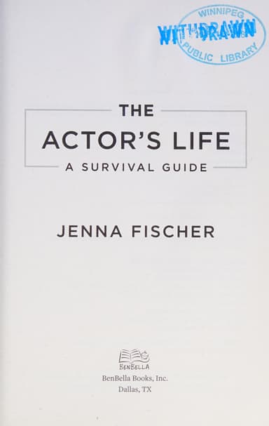 The actor's life cover