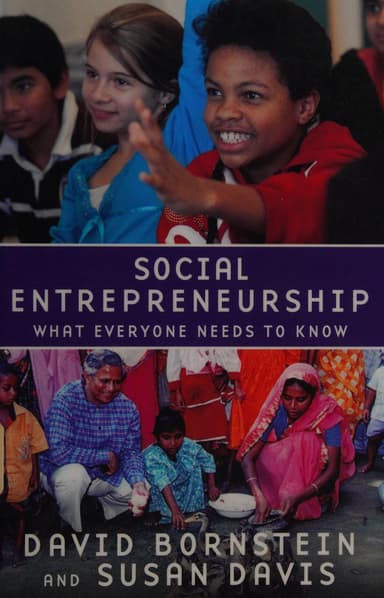 Social entrepreneurship cover