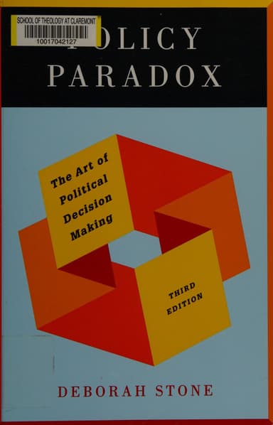 Policy paradox cover