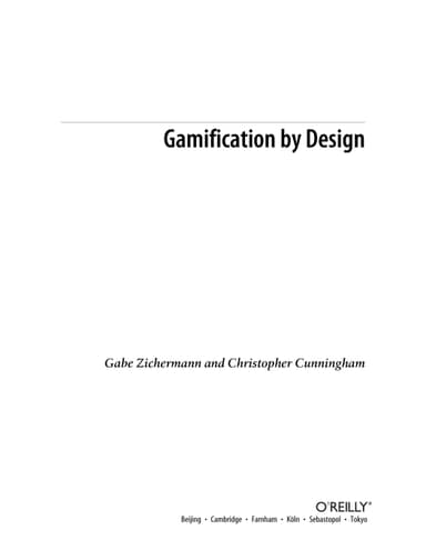 Gamification by design cover