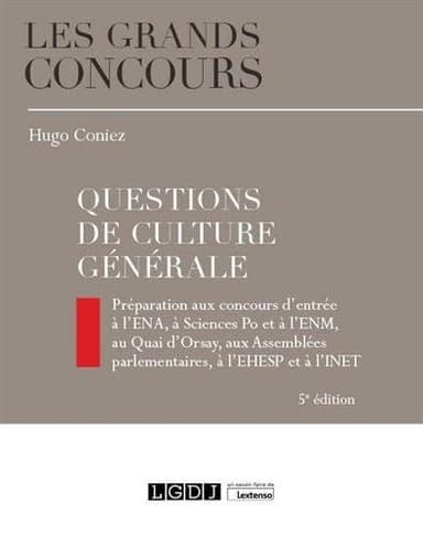Questions de culture générale cover