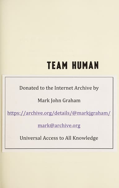 Team human cover