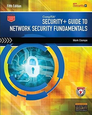 CompTIA Security+ Guide to Network Security Fundamentals cover