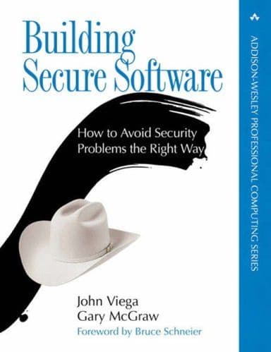 Building secure software cover
