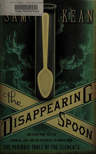 The Disappearing Spoon cover