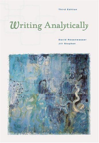Writing analytically cover