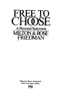 Free to choose cover