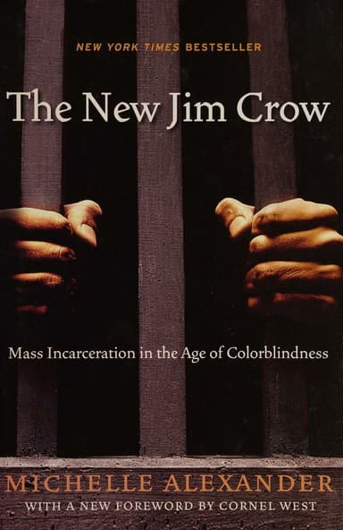 The New Jim Crow cover