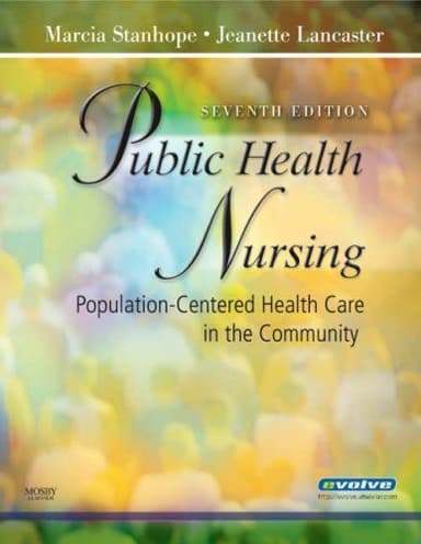 Public health nursing cover
