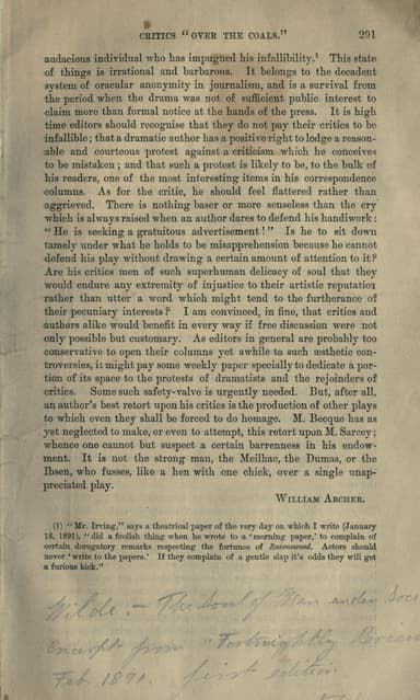 The Soul of Man Under Socialism cover