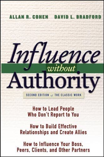Influence without authority cover