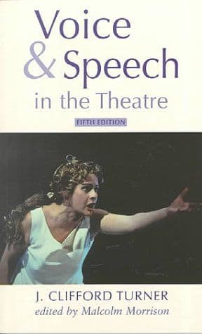 Voice and speech in the theatre cover