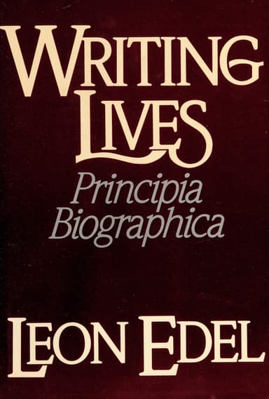 Writing Lives cover