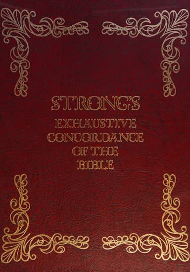 The Exhaustive Concordance of the Bible (Strong's) cover