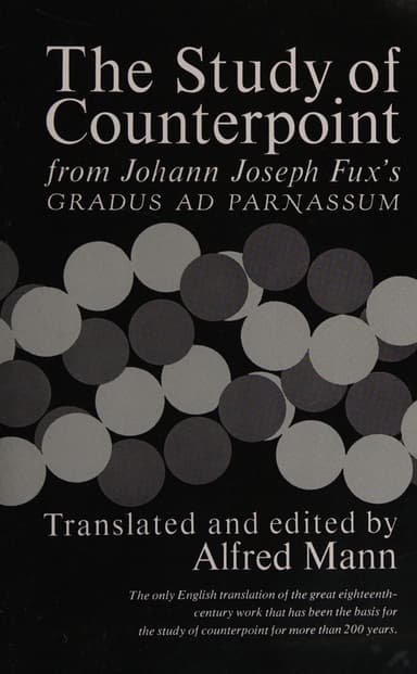 The study of counterpoint cover