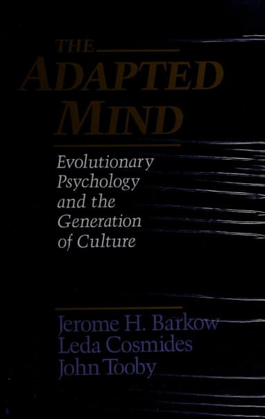 The Adapted mind cover