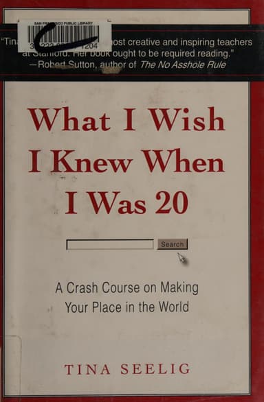What I wish I knew when I was 20 cover
