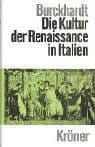 Die Cultur der Renaissance in Italien cover