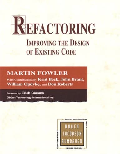 Refactoring cover