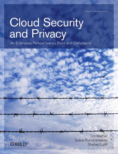 Cloud security and privacy cover