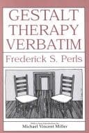 Gestalt therapy verbatim cover
