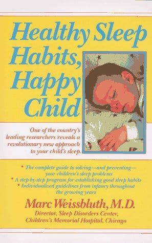 Healthy sleep habits, happy child cover