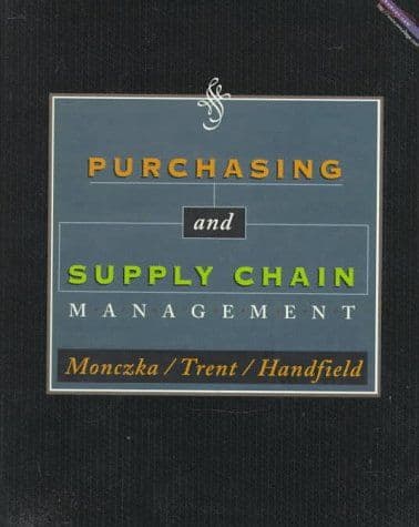 Purchasing and Supply Chain Management cover