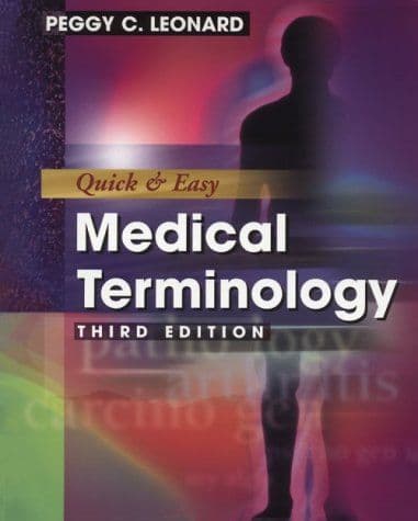 Quick & easy medical terminology cover