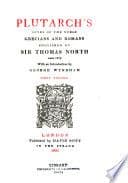 Plutarch's Lives of the Noble Grecians and Romans cover