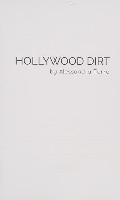 Hollywood dirt cover