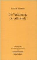 Die Verfassung der Allmende cover