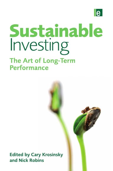 Sustainable investing cover