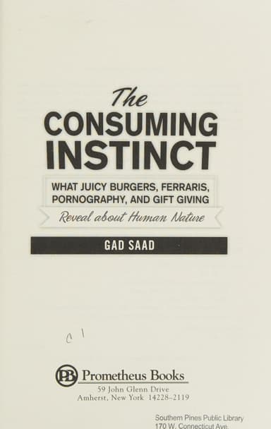 The consuming instinct cover