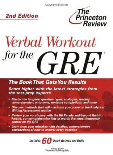 Verbal Workout for the GRE cover