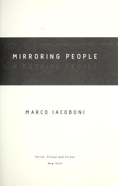 Mirroring people cover