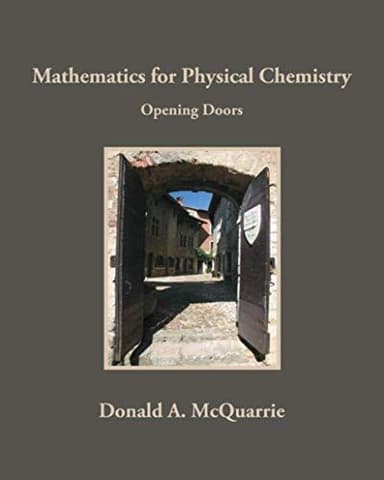 Mathematics for physical chemistry cover