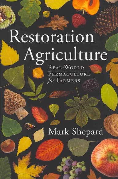 Restoration agriculture cover