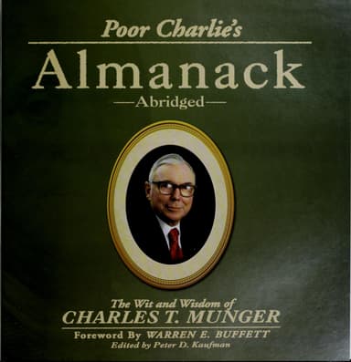 Poor Charlie's Almanack cover