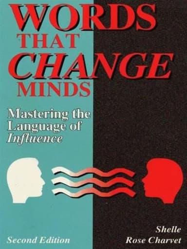Words that change minds cover