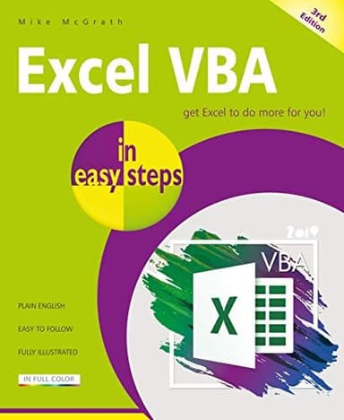 Excel VBA in easy steps cover