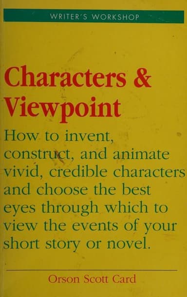 Characters and viewpoint cover