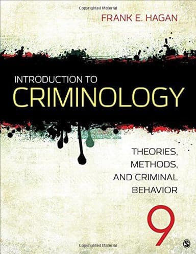 Introduction to criminology cover
