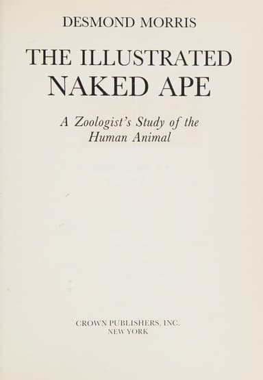 The illustrated naked ape cover