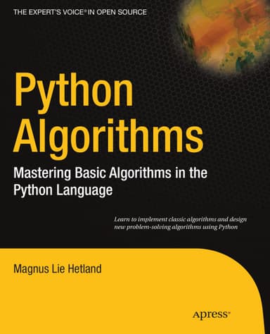 Python Algorithms cover