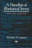 A handlist of rhetorical terms cover